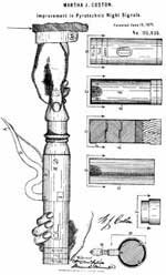 Martha Coston's improved night signal flare