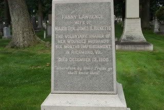 civil war nurse gravestone
