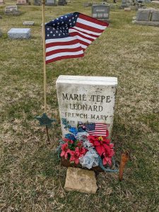 French Mary Tepe’s Grave