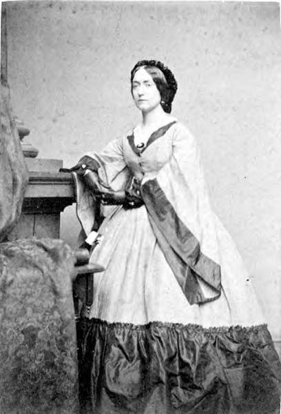 Mrs. Almira Russell Hancock, circa 1860s