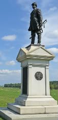 monument to General Abner Doubleday at Gettysburg National Military Park