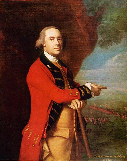 British General Thomas Gage