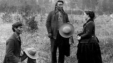 Fletcher med Chief Joseph, hövding för Ponca-stammen