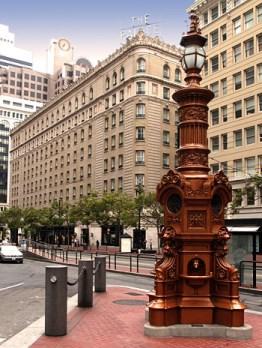 fountain donated to city of San Francisco by Lotta Crabtree