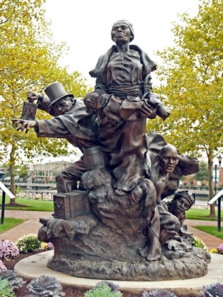 monument to Harriet Tubman and Thomas Garrett